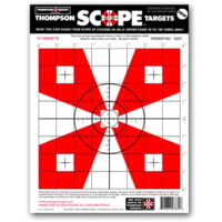 Scope Alignment - Paper Gun Range Shooting Targets 9x12 Inch (50 Pack)