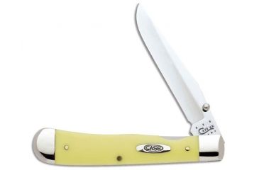 Case Yellow CV Trapperlock Folding Knife w/ Liner Lock 00111