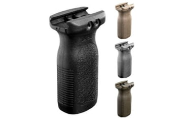 Image of Magpul MOE RVG Rail Vertical Grip, Black, Flat Dark Earth, Grey, OD Green