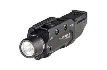 Image of Streamlight TLR RM 2 Rail Mounted LED Tactical Lighting System w/Green Laser, CR123A, White, 1000 Lumens, Black, 69453