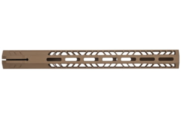 Image of TRYBE Defense AR-15 M-LOK 15in Extra Lightweight Handguard w/ Cut-Away Rail, Flat Dark Earth, 15 Inch, HDG15CR-FDE