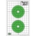 OpticsPlanet Exclusive EZ2C Targets Red Dot Optics Style 3, Green and Black Ink on High Quality White Paper, 25 Pack, EZ2CRD03