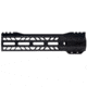 TRYBE Defense AR-15 M-LOK 9in Extra Lightweight Handguard w/ Cut Away Rail, Black, 9 Inch, HDG9CR-BL