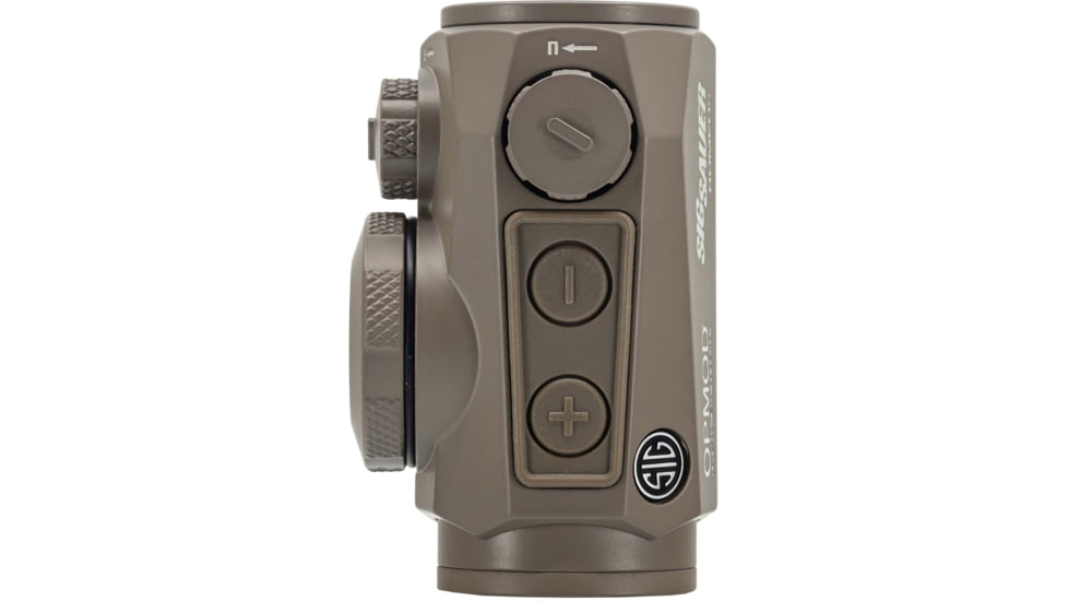 SIG SAUER OPMOD Romeo5 Compact 1x20mm Red Dot Sight, 2 MOA Red Dot, 0.5 MOA ADJ, FDE, SOR52022