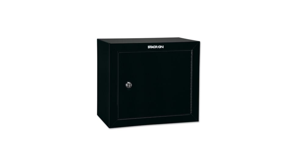 Stack-On Pistol/Ammo Steel Cabinet w/ 1 Removable Shelf, Black GCB-500