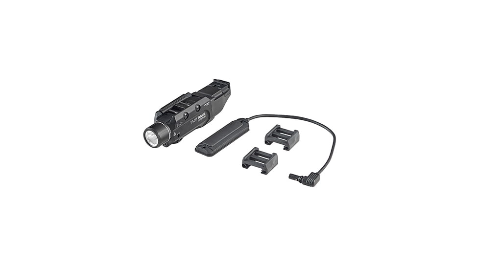 Streamlight TLR RM 2 Rail Mounted LED Tactical Lighting System w/Green Laser, CR123A, White, 1000 Lumens, Black, 69453