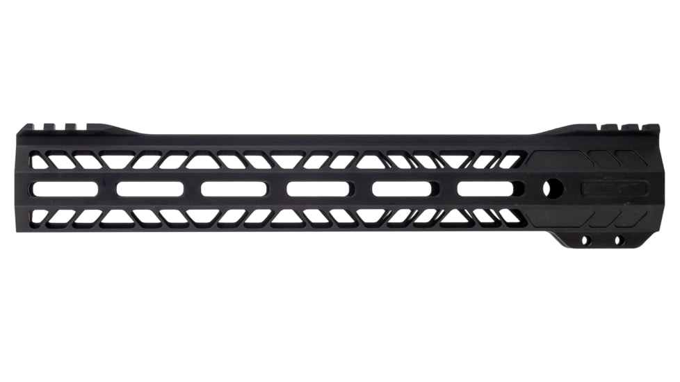TRYBE Defense AR-15 M-LOK 12in Extra Lightweight Handguard w/ Cut Away Rail, Black, 12 Inch, HDG12CR-BL
