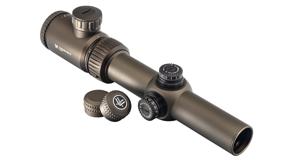 Vortex OPMOD Crossfire II Rifle Scope, 1-4x24mm, Second Focal Plane, V-Brite Reticle, FDE, CF2-31037-OP