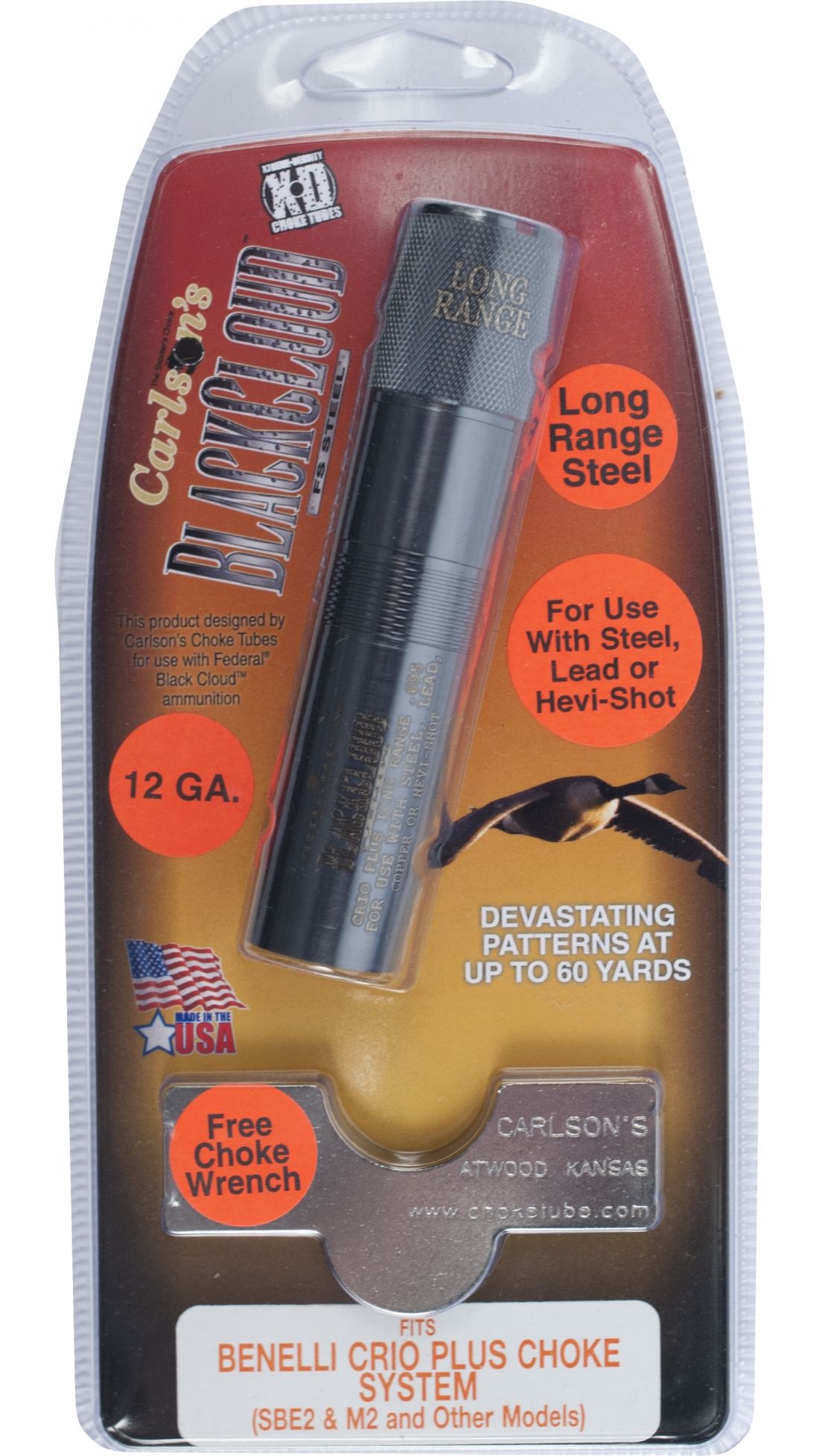 Carlson's Choke Tubes Titanium Coated Black Cloud Chokes, 12 and 20