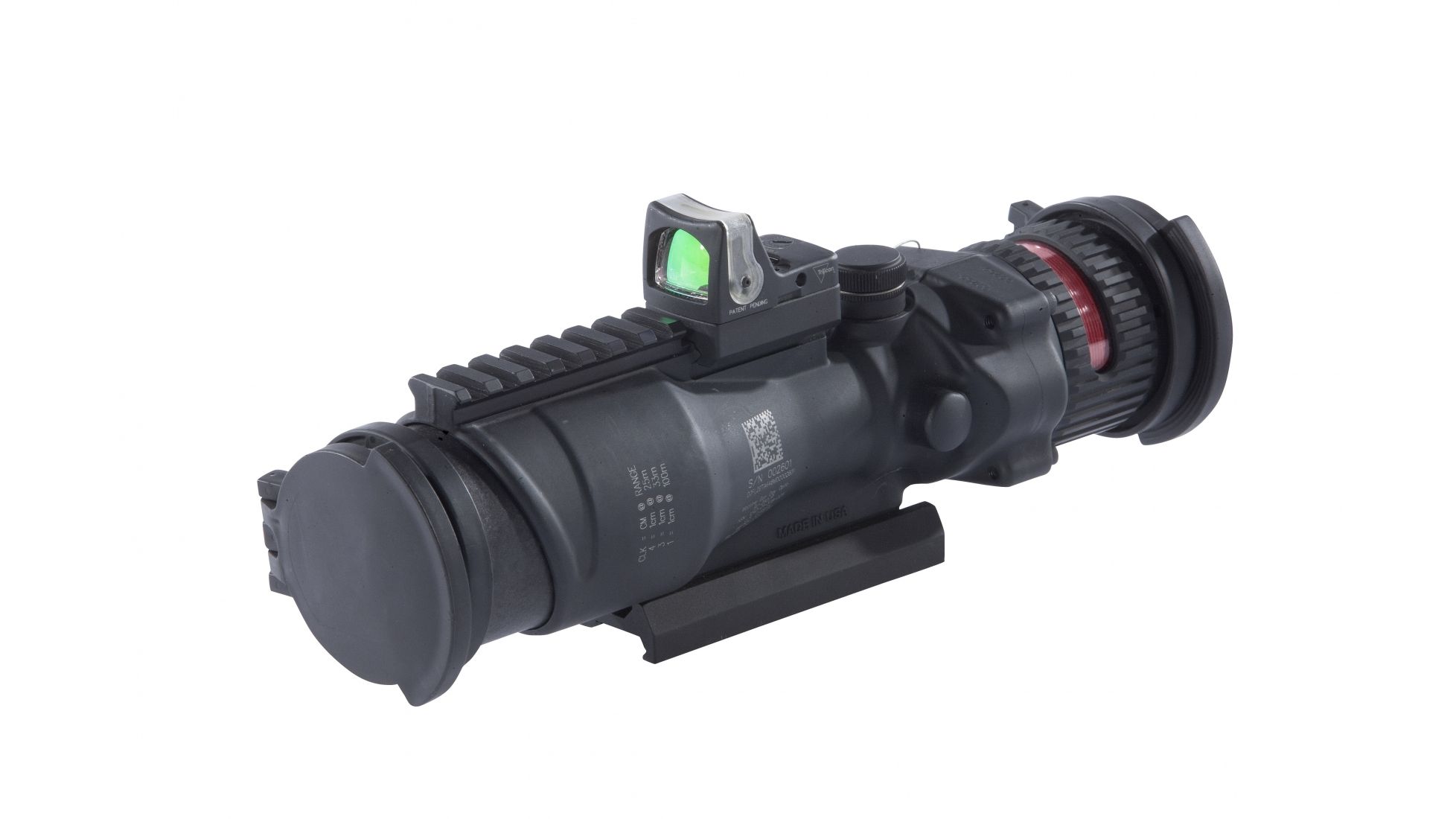 Trijicon ACOG 6x48 Machine Gun Day Optic, Dual Illuminated Horseshoe